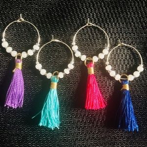 Tassel Wine Charms